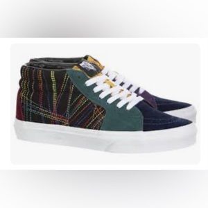 VANS Sk8-Mid Frenzy - Dark Rainbow men 8.5/women 10